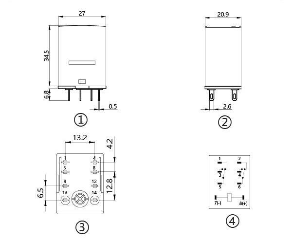 Tamaño y método de instalación del producto