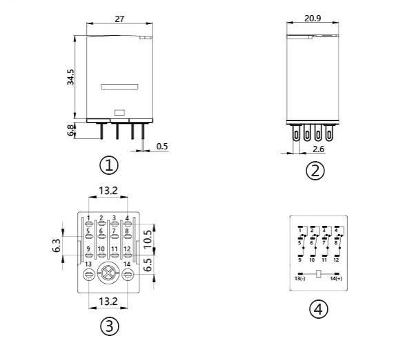 Tamaño y método de instalación del producto