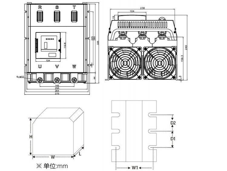 Regulador de voltaje trifásico NNT4-4/3875P