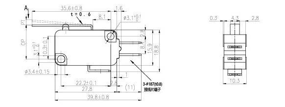 Mini interruptor de acción rápida NV-16Z1/21Z1