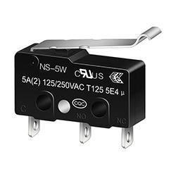 Micro interruptor con palanca arco NS-5W/10W